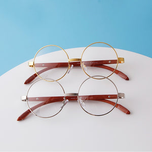 Retro Rivets Brown Gradient Round Sunglasses Men 2023 Designer Steampunk 90s Circle Metal Frame Shades Eyewear Women Sun Glasses