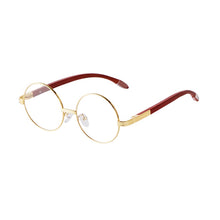 Load image into Gallery viewer, Retro Rivets Brown Gradient Round Sunglasses Men 2023 Designer Steampunk 90s Circle Metal Frame Shades Eyewear Women Sun Glasses