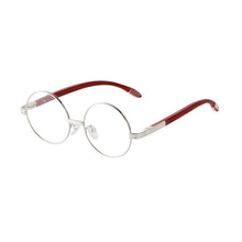 Load image into Gallery viewer, Retro Rivets Brown Gradient Round Sunglasses Men 2023 Designer Steampunk 90s Circle Metal Frame Shades Eyewear Women Sun Glasses
