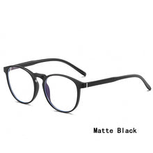 Load image into Gallery viewer, Retro Round Blue Light Blocking Glasses Computer Eyeglasses Vintage Women Men Anti-blue Light Transparent Clear Glasses