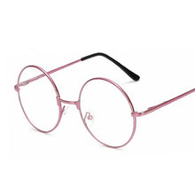 Load image into Gallery viewer, Retro Round Computer Glasses For Women Men Small Metal Frame Clear Lens Black Eye Glasses Female Male Transparent UV400