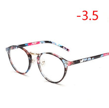Load image into Gallery viewer, Retro Round Eye Glasses Men Women Ultra Light Myopia Eyeglasses Myopia glasses finished -1 -1.5 -2 -2.5 -3 -3.5 -4 -4.5 -5 -6