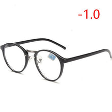Load image into Gallery viewer, Retro Round Eye Glasses Men Women Ultra Light Myopia Eyeglasses Myopia glasses finished -1 -1.5 -2 -2.5 -3 -3.5 -4 -4.5 -5 -6