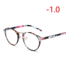 Load image into Gallery viewer, Retro Round Eye Glasses Men Women Ultra Light Myopia Eyeglasses Myopia glasses finished -1 -1.5 -2 -2.5 -3 -3.5 -4 -4.5 -5 -6