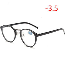 Load image into Gallery viewer, Retro Round Eye Glasses Men Women Ultra Light Myopia Eyeglasses Myopia glasses finished -1 -1.5 -2 -2.5 -3 -3.5 -4 -4.5 -5 -6