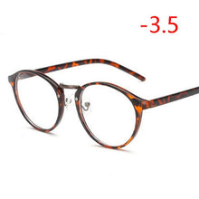 Load image into Gallery viewer, Retro Round Eye Glasses Men Women Ultra Light Myopia Eyeglasses Myopia glasses finished -1 -1.5 -2 -2.5 -3 -3.5 -4 -4.5 -5 -6