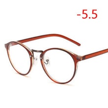 Load image into Gallery viewer, Retro Round Eye Glasses Men Women Ultra Light Myopia Eyeglasses Myopia glasses finished -1 -1.5 -2 -2.5 -3 -3.5 -4 -4.5 -5 -6