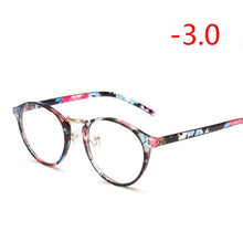 Load image into Gallery viewer, Retro Round Eye Glasses Men Women Ultra Light Myopia Eyeglasses Myopia glasses finished -1 -1.5 -2 -2.5 -3 -3.5 -4 -4.5 -5 -6