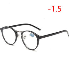 Load image into Gallery viewer, Retro Round Eye Glasses Men Women Ultra Light Myopia Eyeglasses Myopia glasses finished -1 -1.5 -2 -2.5 -3 -3.5 -4 -4.5 -5 -6