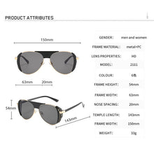 Load image into Gallery viewer, Retro Round Fishing Sunglasses Women Brand Designer Sun Glasses for Women Alloy Mirror Sunglasses Ray Female Oculos De Sol