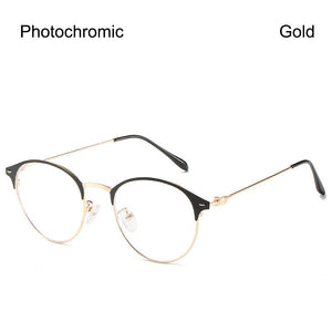 Retro Round Frame Glasses Ultralight Men Women  Blue Light Blocking Glasses Eyewear Students R4T1