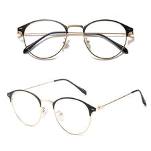 Carica l&#39;immagine nel visualizzatore di Gallery, Retro Round Frame Glasses Ultralight Men Women  Blue Light Blocking Glasses Eyewear Students R4T1