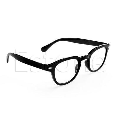 Retro Round Frame Rimed Reading Glasses Eyeglasses Leopard-print Black +1 to +4 P9JA