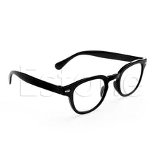 Load image into Gallery viewer, Retro Round Frame Rimed Reading Glasses Eyeglasses Leopard-print Black +1 to +4 P9JA