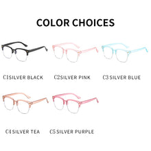 Load image into Gallery viewer, Retro Round Glasses Frame Children&#39;s Glasses Anti-blue Light Glasses for Kids Student Eyeglasses Child Goggle Cute Pink