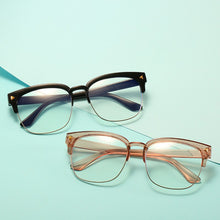 Load image into Gallery viewer, Retro Round Glasses Frame Children&#39;s Glasses Anti-blue Light Glasses for Kids Student Eyeglasses Child Goggle Cute Pink