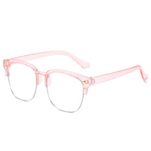 Load image into Gallery viewer, Retro Round Glasses Frame Children&#39;s Glasses Anti-blue Light Glasses for Kids Student Eyeglasses Child Goggle Cute Pink