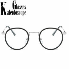 Load image into Gallery viewer, Retro Round Glasses Frame Women Eyeglasses Computer Myopia Optical Anti-blue light Spectacle Frame Female