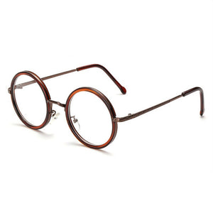Retro Round Glasses Frame Women Men Clear Lens Myopia Eyeglasses Frames Transparent Optical Prescription Eye Glasses Spectacles