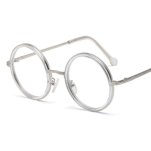 Retro Round Glasses Frame Women Men Clear Lens Myopia Eyeglasses Frames Transparent Optical Prescription Eye Glasses Spectacles
