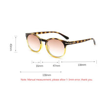 Load image into Gallery viewer, Retro Round Gradient Tea Lens Reading Glasses Women Men Vintage Spring Hinge Presbyopic Eyeglasses Sunglasses +1.0-+4.0
