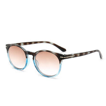 Load image into Gallery viewer, Retro Round Gradient Tea Lens Reading Glasses Women Men Vintage Spring Hinge Presbyopic Eyeglasses Sunglasses +1.0-+4.0
