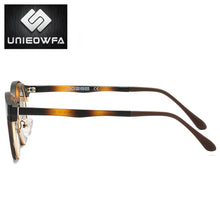 Load image into Gallery viewer, Retro Round Magnet Clip On Glasses Frame Women Optical Prescription Eyeglasses Frame Men Myopia Polarized 3 in 1 Sunglasses 2023