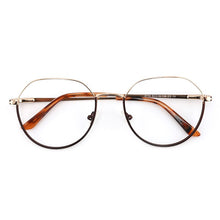 Load image into Gallery viewer, Retro Round Metal Prescription Eyeglasses Frames  Brand Design Clear Glasses Women Customizable Diopters Glasses
