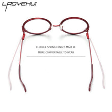 Load image into Gallery viewer, Retro Round Metal Prescription Eyeglasses Frames  Brand Design Clear Glasses Women Customizable Diopters Glasses