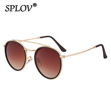 Load image into Gallery viewer, Retro Round Metal Sunglasses Men Women Steampunk Brand Designer Glasses Metal Frame Shades Eyewear Oculos De Sol UV400