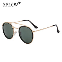 Load image into Gallery viewer, Retro Round Metal Sunglasses Men Women Steampunk Brand Designer Glasses Metal Frame Shades Eyewear Oculos De Sol UV400