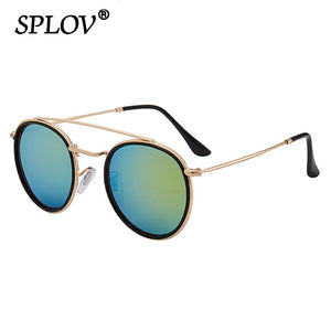 Retro Round Metal Sunglasses Men Women Steampunk Brand Designer Glasses Metal Frame Shades Eyewear Oculos De Sol UV400