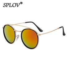 Load image into Gallery viewer, Retro Round Metal Sunglasses Men Women Steampunk Brand Designer Glasses Metal Frame Shades Eyewear Oculos De Sol UV400