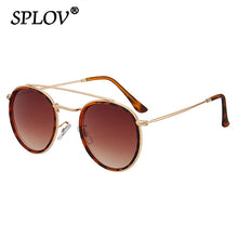 Load image into Gallery viewer, Retro Round Metal Sunglasses Men Women Steampunk Brand Designer Glasses Metal Frame Shades Eyewear Oculos De Sol UV400
