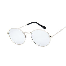 Load image into Gallery viewer, Retro Round Pink Sunglasses Women Brand Designer Sun Glasses For Women Alloy Mirror Female Oculos De Sol Brown