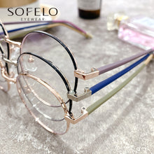 Load image into Gallery viewer, Retro Round Small Eyeglasses Frame Women Optical Myopia Prescription Frame Glasses Female Vintage Anti Blue Light UV Eyewear