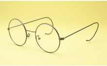 Load image into Gallery viewer, Retro Round Spring Glasses Flexible Optical Eyewear Vintage Filamentous Eyeglasses Classic Adjustable Spectacles