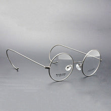 Load image into Gallery viewer, Retro Round Spring Glasses Flexible Optical Eyewear Vintage Filamentous Eyeglasses Classic Adjustable Spectacles