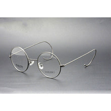 Load image into Gallery viewer, Retro Round Spring Glasses Flexible Optical Eyewear Vintage Filamentous Eyeglasses Classic Adjustable Spectacles