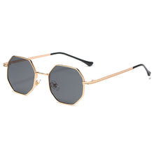 Load image into Gallery viewer, Retro Round Sunglasses Women Brand Designer Vintage Small Frame Sun Glasses Female Metal Polygon Black Driving Eyewear