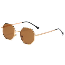 Load image into Gallery viewer, Retro Round Sunglasses Women Brand Designer Vintage Small Frame Sun Glasses Female Metal Polygon Black Driving Eyewear