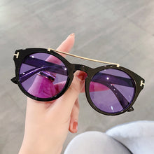 Carica l'immagine nel visualizzatore di Gallery, Retro Round Sunglasses Women Double Beam Design Sun Glasses For Female Vintage Anti Glare Driving Shades Lady UV400 gafas de sol