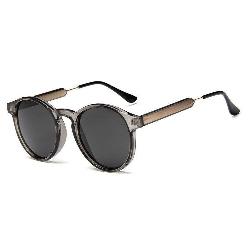 Retro Round Sunglasses Women Men Brand Design Transparent Female Sun glasses Men Oculos De Sol Feminino Lunette Soleil