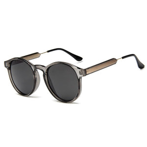 Retro Round Sunglasses Women Men Brand Design Transparent Female Sun glasses Men Oculos De Sol Feminino Lunette Soleil