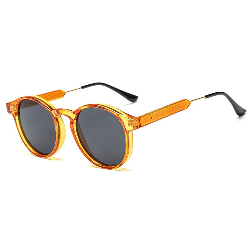 Retro Round Sunglasses Women Men Brand Design Transparent Female Sun glasses Men Oculos De Sol Feminino Lunette Soleil