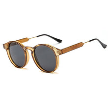 Load image into Gallery viewer, Retro Round Sunglasses Women Men Brand Design Transparent Female Sun glasses Men Oculos De Sol Feminino Lunette Soleil