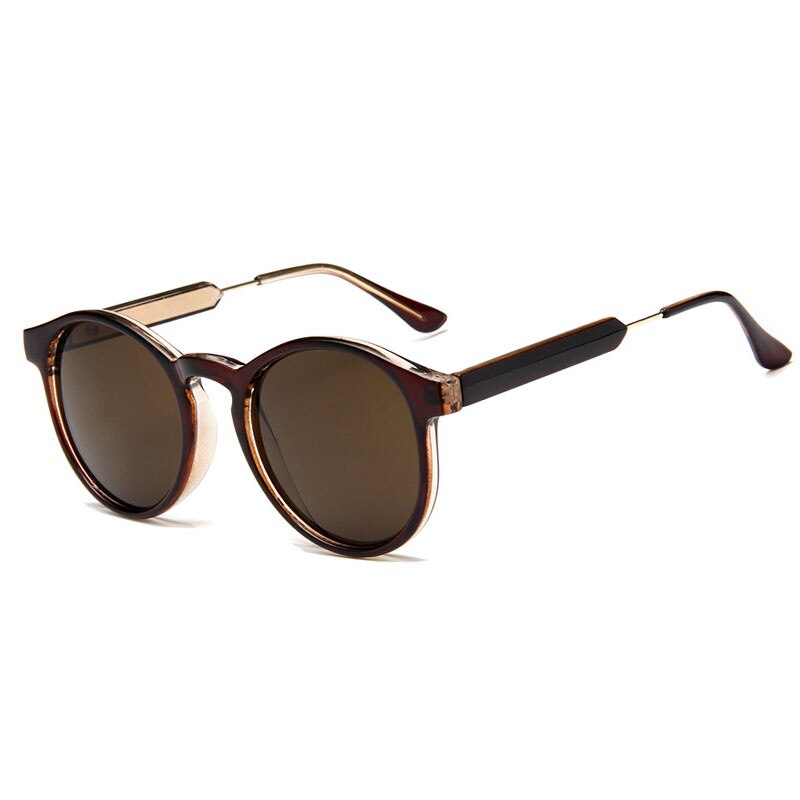 Retro Round Sunglasses Women Men Brand Design Transparent Female Sun glasses Men Oculos De Sol Feminino Lunette Soleil