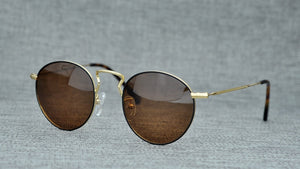 Retro Round Titanium Sunglasses Men Women Polarized Vinatge UV400 Protection Sun glasses Eyewear Oculos De Grau