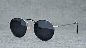 Retro Round Titanium Sunglasses Men Women Polarized Vinatge UV400 Protection Sun glasses Eyewear Oculos De Grau