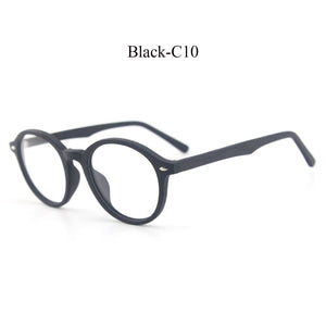 Retro Round Wood Glasses Frame Men Women Optical Myopia Eyeglasses Prescription Spectacles with Clear lenses Eye Glasses Frames